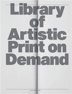 Library of artistic print-on-demand : post-digital publishing in times of platform capitalism