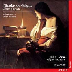 Nicolas De Grigny : Livre D'Orgue