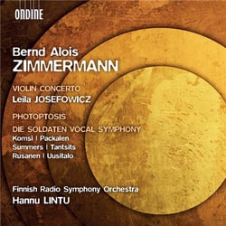Violin concerto - photoptosis - die soldaten vocal symphony