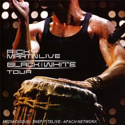 Ricky Martin live black and white tour