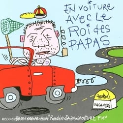 En voiture avec le Roi des papas