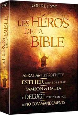 Les Héros de la Bible : Abraham le prophète + Esther, reine de Perse + Samson & Dalila + Le déluge + Les 10 commandements