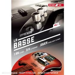 Dvd méthode : apprendre la basse électrique /vol.1