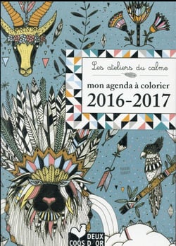 Les ateliers du calme - mon agenda à colorier