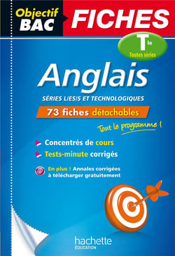 Objectif bac - anglais - terminale toutes séries - fiches détachables