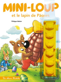 Mini-Loup et le lapin de Pâques avec moule en silicone