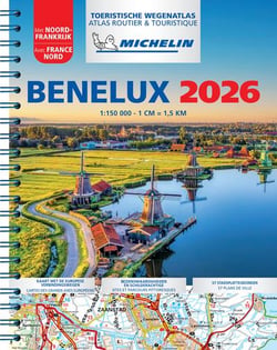 Benelux : Atlas routier & touristique (édition 2026)