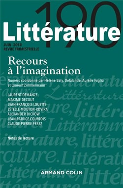 Littérature n° 190 (2/2018) Recours à l'imagination