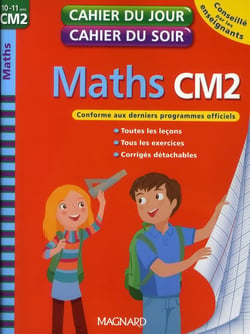 Cahiers du jour/ soir - mathématiques - cm2 (édition 2010)