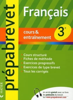 Prépabrevet cours & entraînement - français - 3ème