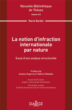 La notion d'infraction internationale par nature