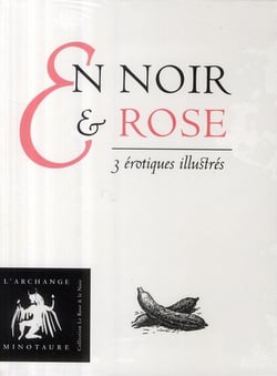 En noir et rose - 3 érotiques illustrés - coffret