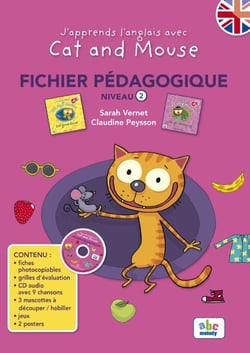 J'apprends l'anglais avec cat & mouse - fichier pédagogique - niveau 2