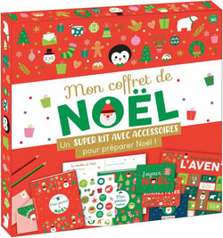 Mon coffret de Noël : kit avec accessoires pour préparer les fêtes de Noël