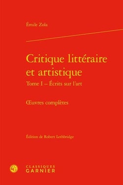 Critique littéraire et artistique Tome 1 : écrits sur l'art