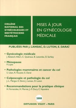 Mises à jour en gynécologie médicale (édition 2008)