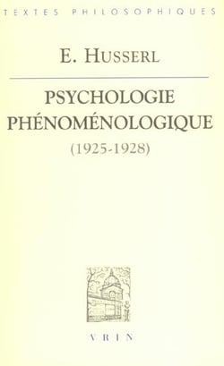 Psychologie phénoménologique