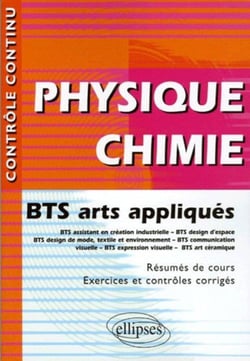 Contrôle continu : physique-chimie - BTS arts appliqués