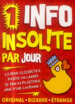Une info insolite par jour (édition 2015)