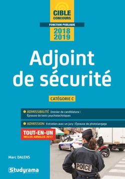 Adjoint de sécurité - catégorie C - tout-en-un (édition 2018/2019)