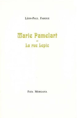 Marie Pamelart - la rue lepic