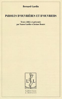 Paroles d'ouvrières et d'ouvriers