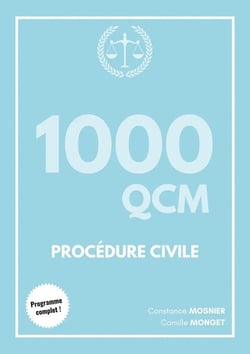 1000 QCM - Procédure Civile (CRFPA)