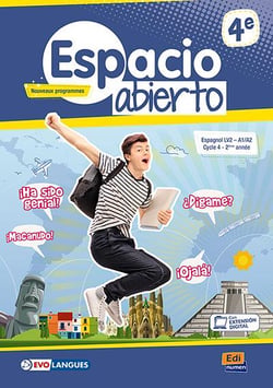 Espacio abierto : espagnol - 4e - livre de l'élève