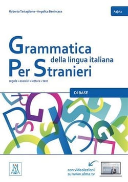 Grammatica della lingua italiana per stranieri a1-a2 + video online