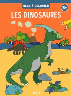 Bloc à colorier - dinosaures