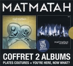 Coffret 2 albums plates coutures + you're here, now what?
