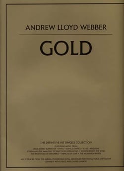 Webber andrew lloyd - gold 19 tracks - piano, chant, guitare
