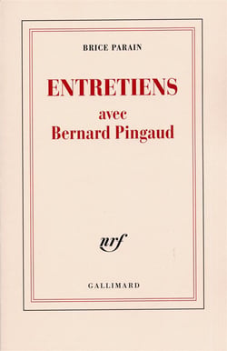 Entretiens avec bernard pingaud