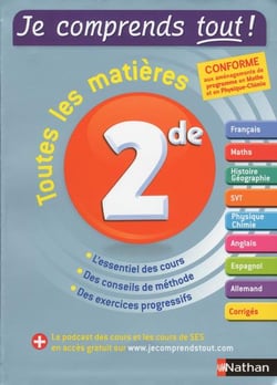 Je comprends tout Tome 11 : toutes les matières - 2de (édition 2017)