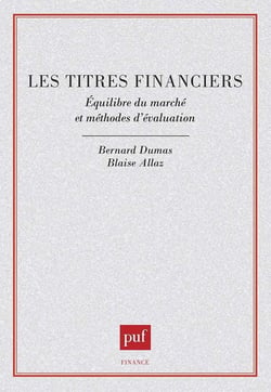 Les titres financiers - équilibre du marché et méthodes d'évaluation