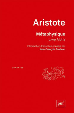 Metaphysique, livre alpha
