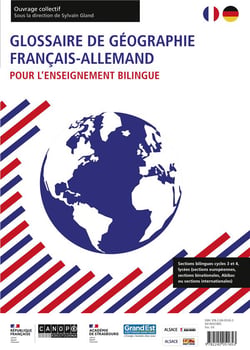 Glossaire de geographie francais-allemand pour l enseignement bilingue