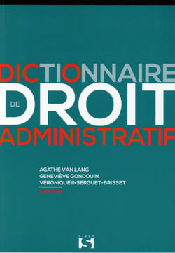 DICTIONNAIRE DE DROIT ADMINISTRATIF