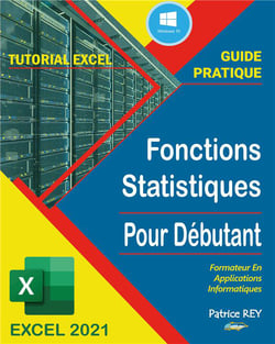 Guide des fonctions statistiques avec excel 2021 - illustrations, couleur
