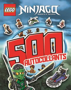 Lego ninjago - masters of spinjitzu - 500 autocollants