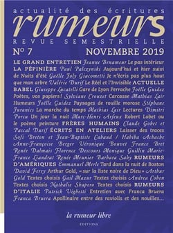 Revue Rumeurs n.7 : novembre 2019