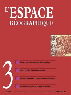 L'ESPACE GEOGRAPHIQUE