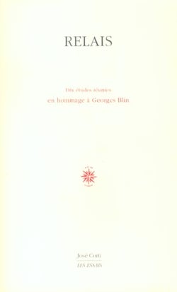 Relais dix etudes reunies en hommage a georges blin