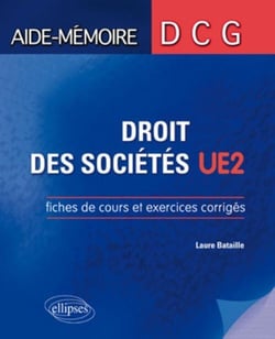 Dcg2 droit des sociétés, fiches de cours et exercices corrigées