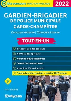 Gardien-brigadier de police municipale et garde-champêtre (édition 2022)