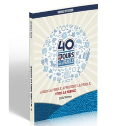 40 jours dans la parole - guide d'étude