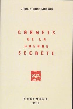 Carnets de la guerre secrète