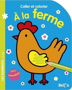 Coller et colorier - à la ferme