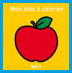 Mon bloc à colorier - pomme