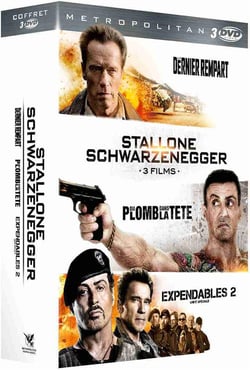 Stallone - Schwarzenegger : Du plomb dans la tête + Le Dernier rempart + Expendables 2 - Unité spéciale